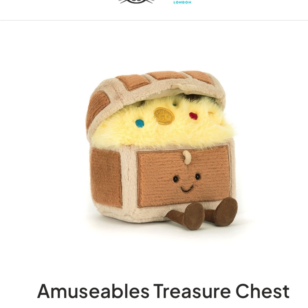 JELLYCAT Treasure chest
